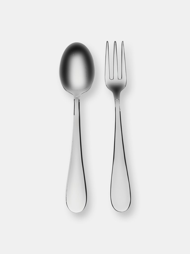 Serving Set (Fork and Spoon) NATURA ICE - Stainless Steel