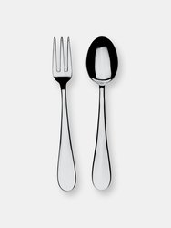 Serving Set (Fork and Spoon) NATURA - Stainless Steel