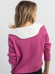 Harper Scalloped Collar Sweater