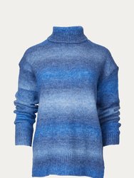 Ombré Turtleneck Sweater