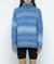 Ombré Turtleneck Sweater - Blue Mix