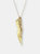 Angel Wing Choker Necklace - Yellow Gold