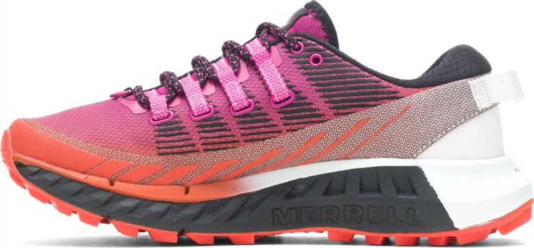 Women's Agility Peak 4 Trail Running Shoes In Fuschia