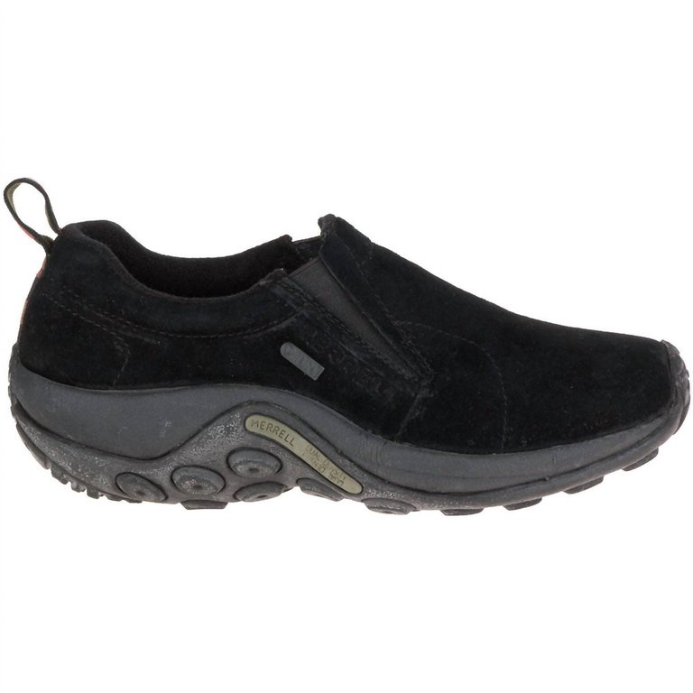 Women's Jungle Moc Waterproof Shoes - Medium In Black - Black