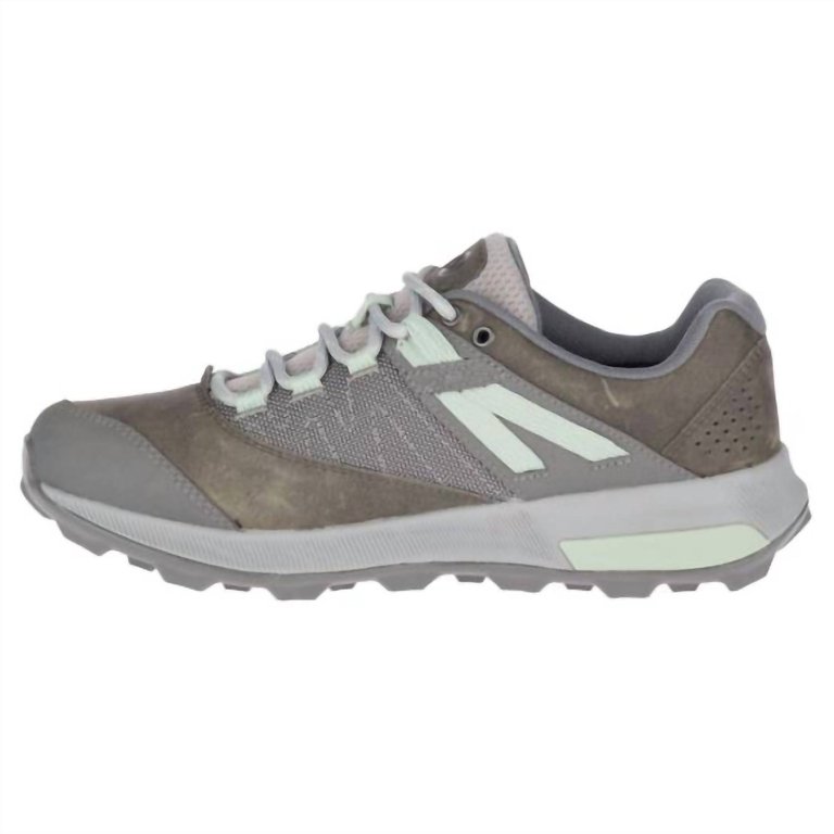 Women's Zion Waterproof Shoes - Medium In Merrell Grey