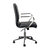 Artemis Mid-Back Home Office Chair With Armrests, Height Adjustable Swivel Seat And Five Star Chrome Base, Black Faux Leather