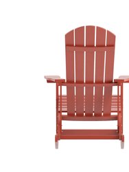 Atlantic All-Weather Polyresin Adirondack Rocking Chair With Vertical Slats