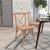 Bardstown X-Back Bistro Style Wooden High Back Dining Chair In Driftwood - Driftwood