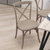 Bardstown X-Back Bistro Style Wooden High Back Dining Chair In Driftwood