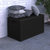 Black 120 Gallon Weather Resistant Outdoor Storage Box for Decks, Patios, Poolside and More - Black
