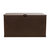 Brown 120 Gallon Weather Resistant Outdoor Storage Box for Decks, Patios, Poolside and More