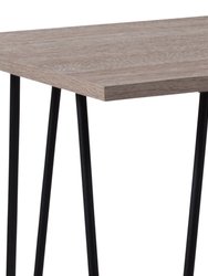 Driftwood Grain Finish Console Table