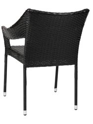 Eldon Weather Resistant Indoor/Outdoor Stacking Patio Dining Chair With Steel Frame And PE Rattan