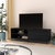 Erikson Mid-Century Modern TV Stand For TV's Up To 60" With Adjustable Shelf And Two Drawers In Black - Black