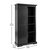 Finnoula 36" Wide Farmhouse Storage Cabinet, Semi-Open Storage With Sliding Barn Door