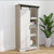 Finnoula 36" Wide Farmhouse Storage Cabinet, Semi-Open Storage With Sliding Barn Door - Whitewashed