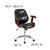 Frederick Mid-Back Ergonomic Office Chair Executive Swivel Bentwood Frame Desk Chair