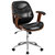 Frederick Mid-Back Ergonomic Office Chair Executive Swivel Bentwood Frame Desk Chair
