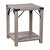 Green River Modern Farmhouse Engineered Wood End Table And Powder Coated Steel Accents In Gray Wash