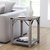 Green River Modern Farmhouse Engineered Wood End Table And Powder Coated Steel Accents In Gray Wash - Gray Wash