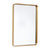 Halstead 20" x 30" Hanging Rectangular Mirror - Gold