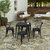 Hara Five Piece Indoor-Outdoor Dining Table And Chairs Set