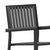 Hilda Set Of 2 Indoor/Outdoor Black Poly Resin Stacking Club Chairs