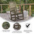 Hillford Poly Resin Indoor/Outdoor Rocking Chair