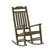 Hillford Poly Resin Indoor/Outdoor Rocking Chair - Mahogany