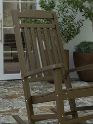 Hillford Poly Resin Indoor/Outdoor Rocking Chair