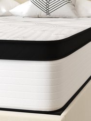 Hulen 12 Inch Extra Firm King Hybrid Pocket Spring &And Certipur-US Certified Foam Mattress In A Box