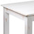 Jessamine 60" x 38" Rectangular Antique Rustic White Solid Pine Farm Dining Table