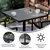 Kersey Outdoor Patio Table All-Weather 30" Square Dining Table