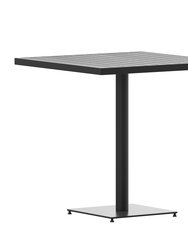 Kersey Outdoor Patio Table All-Weather 30" Square Dining Table