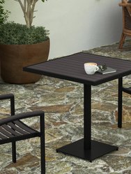 Kersey Outdoor Patio Table All-Weather 30" Square Dining Table