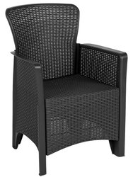 Lanai Outdoor Furniture 3 Item Set Faux Rattan Resin Wicker Lounge Chairs And Side Table