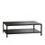 Lanier Two-Tier All-Weather Patio Coffee Table, Black