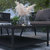 Lanier Two-Tier All-Weather Patio Coffee Table, Black