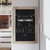 Magda 20" x 30" Weathered Wall Mount Magnetic Chalkboard Sign, Hanging Wall Chalkboard Memo Board - Weathered Finish
