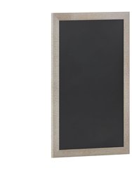 Magda 24" x 36" Weathered Wall Mount Magnetic Chalkboard Sign, Hanging Wall Chalkboard Memo Board