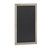 Magda 24" x 36" Weathered Wall Mount Magnetic Chalkboard Sign, Hanging Wall Chalkboard Memo Board