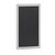 Magda 24" x 36" White Wall Mount Magnetic Chalkboard Sign, Hanging Wall Chalkboard Memo Board