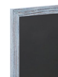 Magda Set of 10 Wall Mount Magnetic Chalkboards In Rustic Blue, 11" x 17"