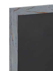 Magda Set of 10 Wall Mount Magnetic Chalkboards In Rustic Gray, 11" x 17"