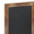 Magda Set of 10 Wall Mount Magnetic Chalkboards in Torched Wood, 11" x 17"