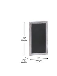 Magda Set of 10 Wall Mount Magnetic Chalkboards In Whitewashed