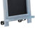 Magda Set Of 10 Wall Mount Or Tabletop Magnetic Chalkboards With Folding Metal Legs In Rustic Blue, 9.5" x 14"