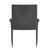 Mathias Set Of 2 Indoor/Outdoor Gray Wicker Patio Chairs With Powder Coated Steel Frame, Comfortably Curved Back And Arms