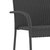 Mathias Set Of 2 Indoor/Outdoor Gray Wicker Patio Chairs With Powder Coated Steel Frame, Comfortably Curved Back And Arms