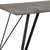 Maya Rectangular Dining Table Faux Concrete Finish Kitchen Table With Retro Hairpin Legs